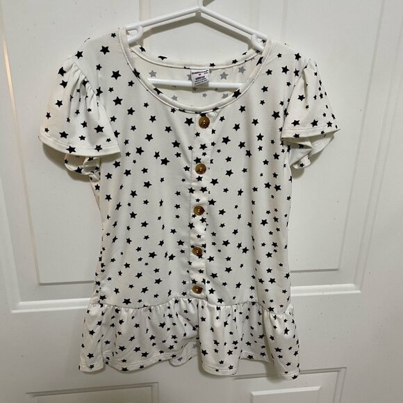 Wallflower Other - Wallflower Girl Short Sleeve White Stars 10/12 MUST BE BUNDLED, MARKED DOWN